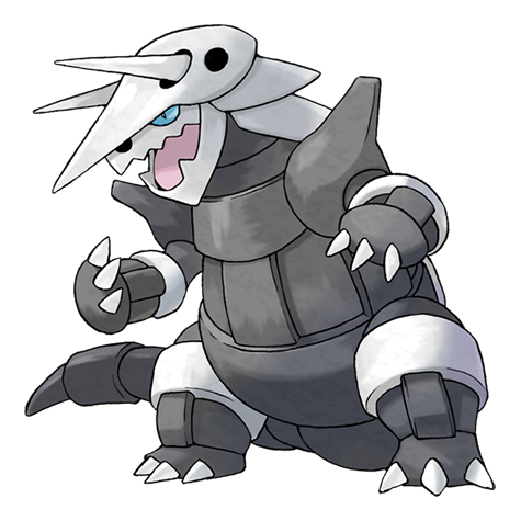 Aggron — official artwork