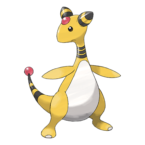 Ampharos — official artwork