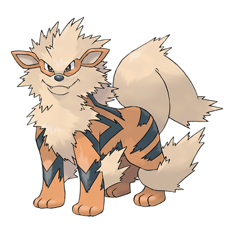 Arcanine — official artwork