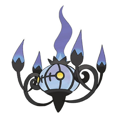 Chandelure — official artwork
