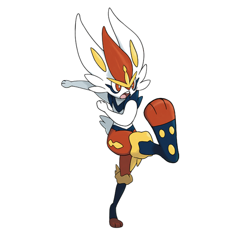Cinderace — official artwork