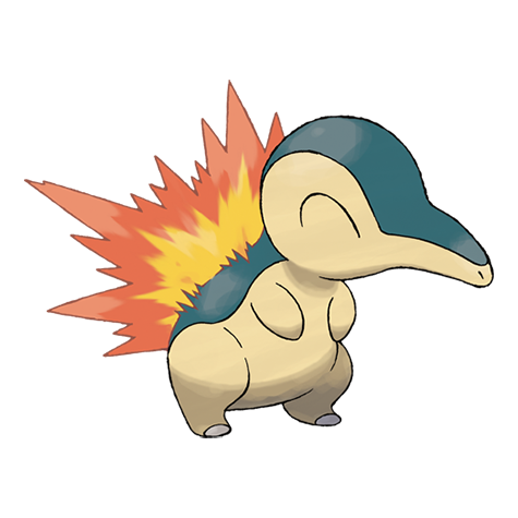 Cyndaquil — official artwork