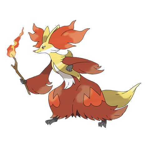 Delphox — official artwork