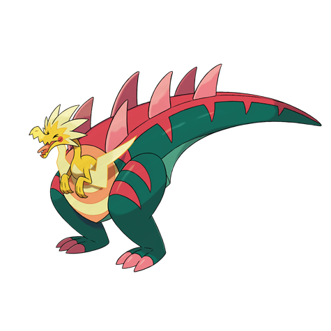 Dracozolt — official artwork