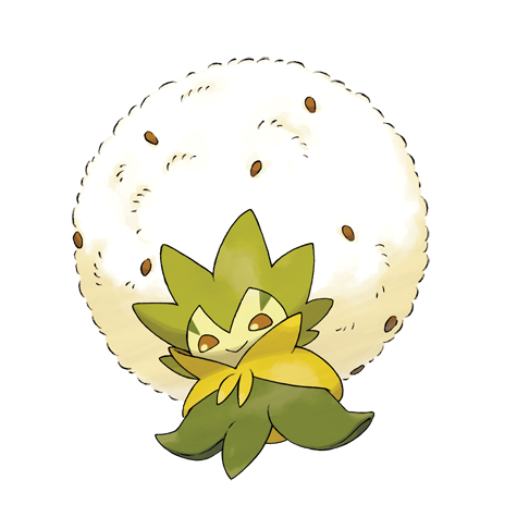 Eldegoss — official artwork