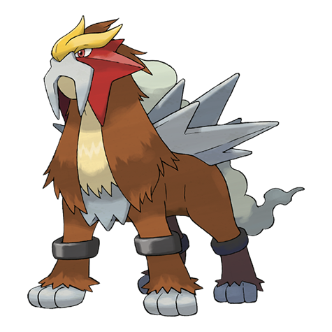 Entei — official artwork