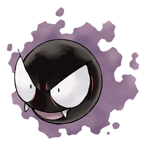 Gastly — official artwork