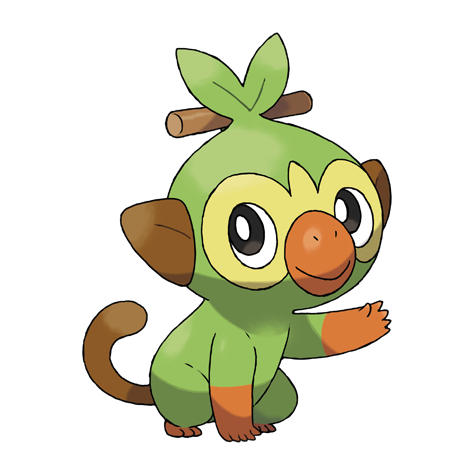 Grookey — official artwork