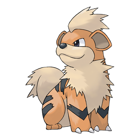 Growlithe — official artwork