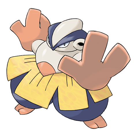 Hariyama — official artwork
