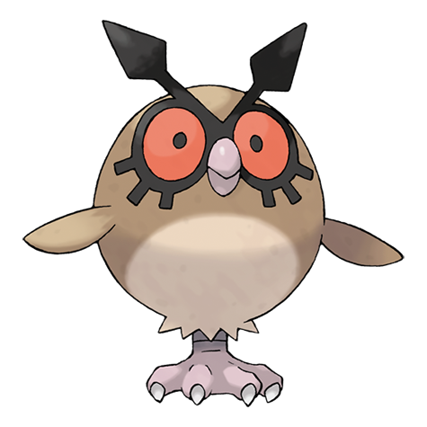 Hoothoot — official artwork