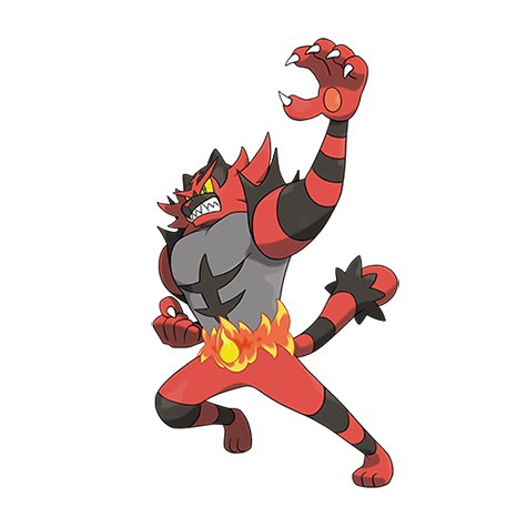 Incineroar — official artwork