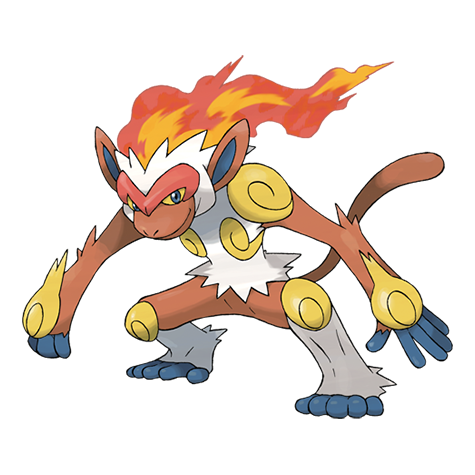 Infernape — official artwork