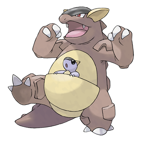 Kangaskhan — official artwork