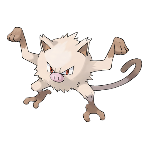 Mankey — official artwork