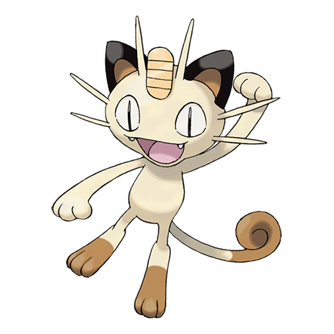 Meowth — official artwork