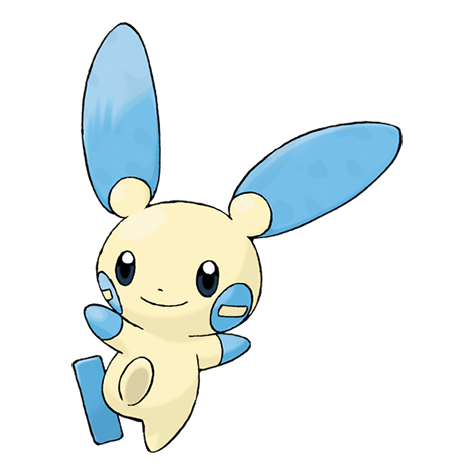 Minun — official artwork