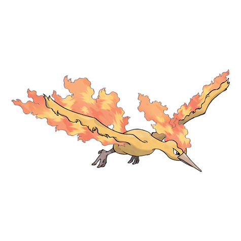 Moltres — official artwork