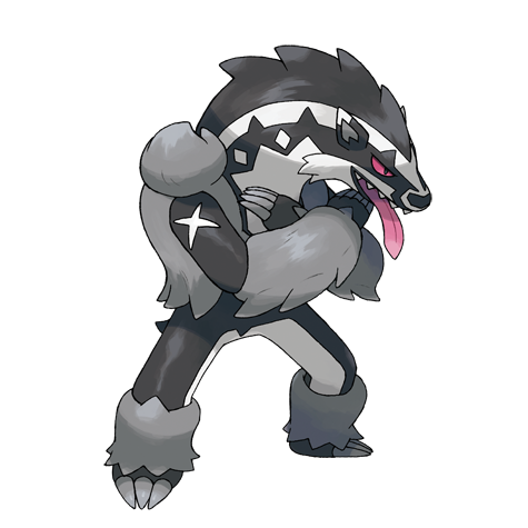 Obstagoon — official artwork