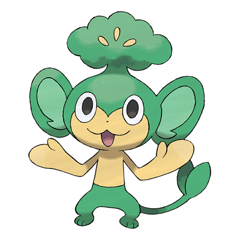 Pansage — official artwork