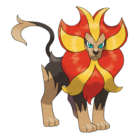 Pyroar — official artwork