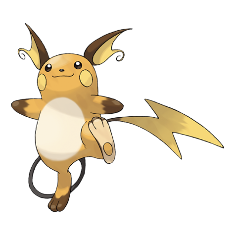 Raichu — official artwork