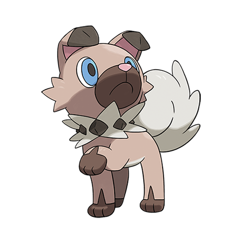 Rockruff — official artwork