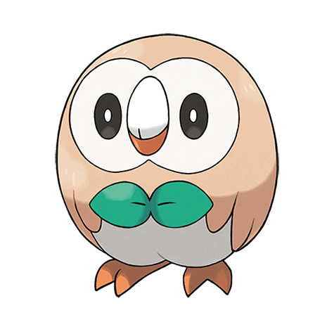 Rowlet — official artwork