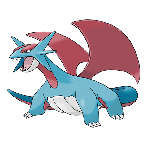Salamence — official artwork