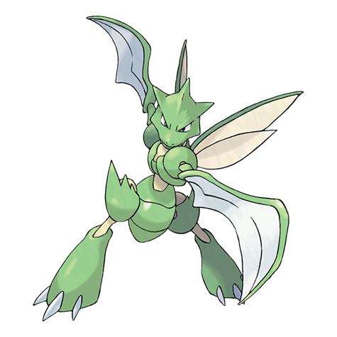 Scyther — official artwork