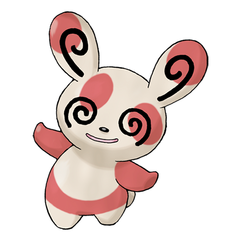 Spinda — official artwork