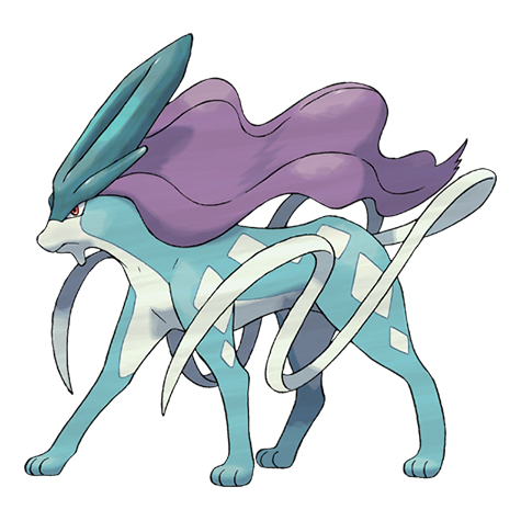 Suicune — official artwork