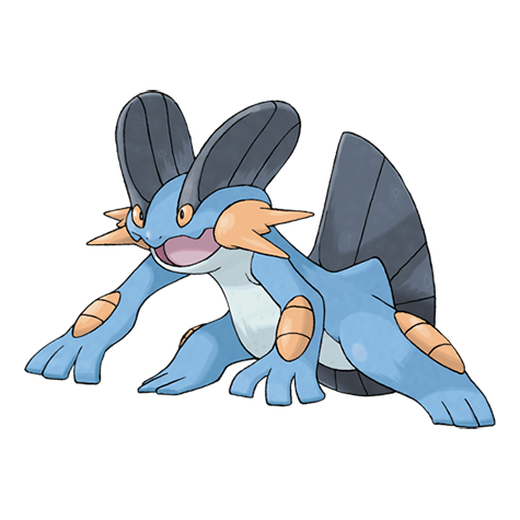 Swampert — official artwork