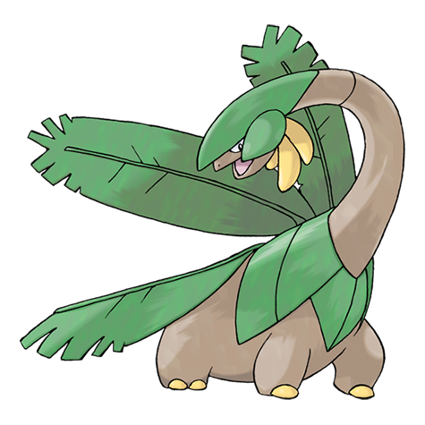 Tropius — official artwork