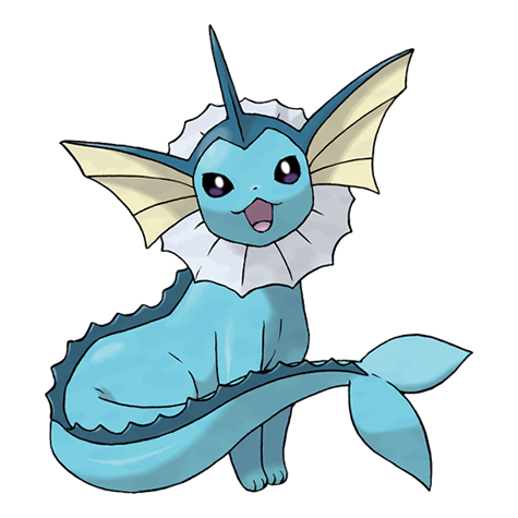 Vaporeon — official artwork