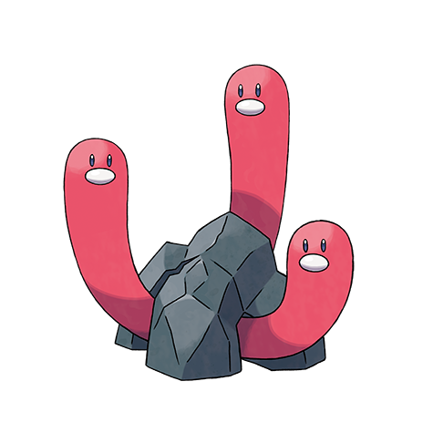 Wugtrio — official artwork