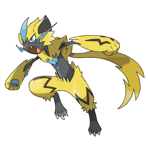 Zeraora — official artwork
